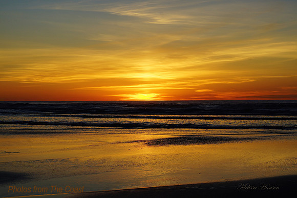 Sunset of Intense Orange