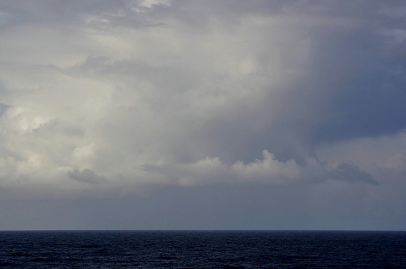 Clouds Reach Down for the Pacific