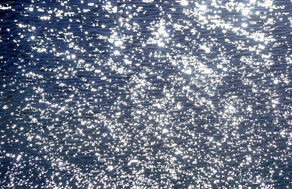 Sunlight on The Deep Ocean Blue