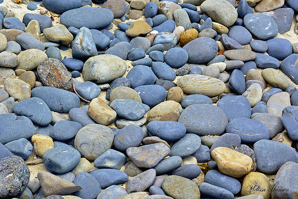 Beautiful Blue Coast Stones