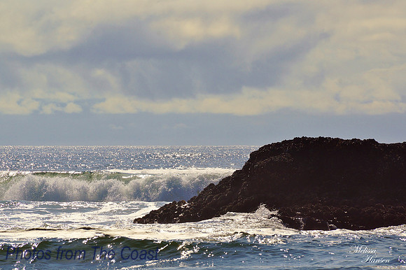 Sparkling Saltwater and Distinct Coastal Clouds