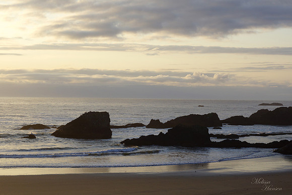 Soft Glow on The Beach