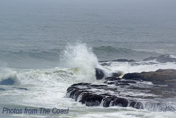 Ocean Wave Crashed
