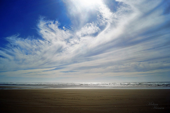 High Sky with Moving Light