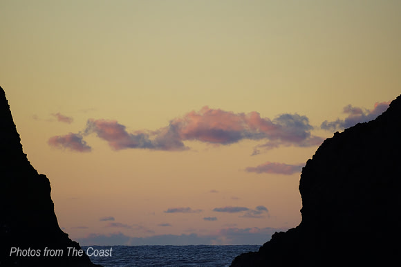 Soft Clouds in the Evening Sky