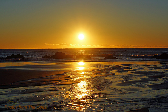 Sunset Tidal River