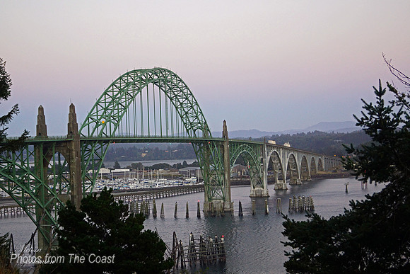 Yaquina Bridge at Dusk