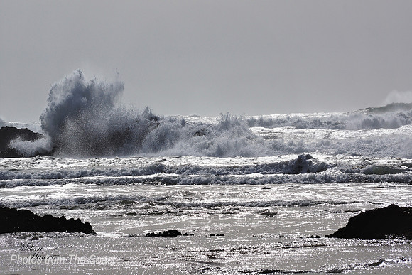 Glistening, Stormy Ocean