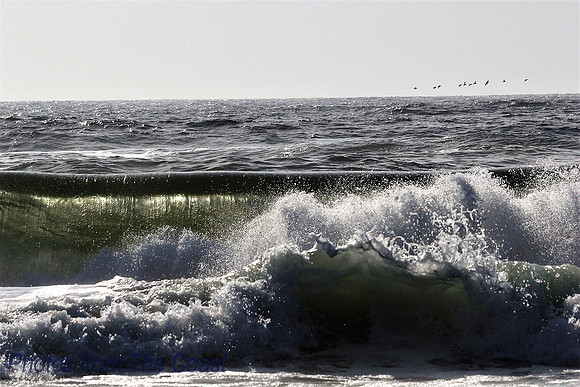Sunlight Through a Wave Turning