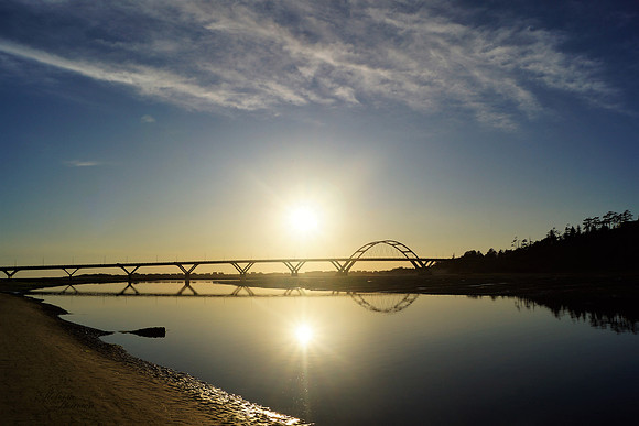 Sun Reflects on Bay