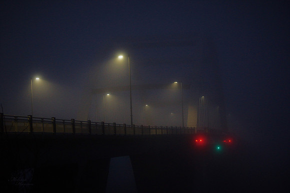 Fog Storm at Night