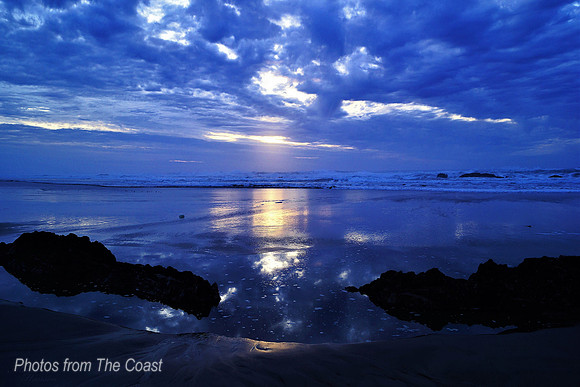 Winter Sunset Reflect