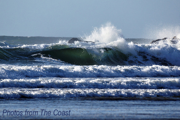 Beautiful Green Wave