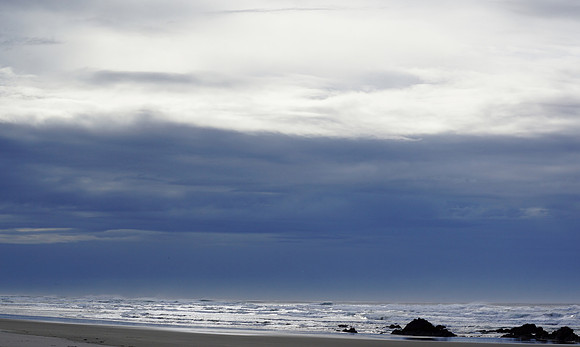 Incredible Coastal Winter Blue Sky