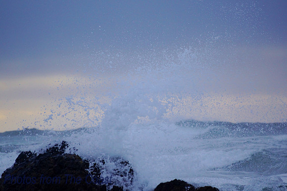 Evening Winter Surf