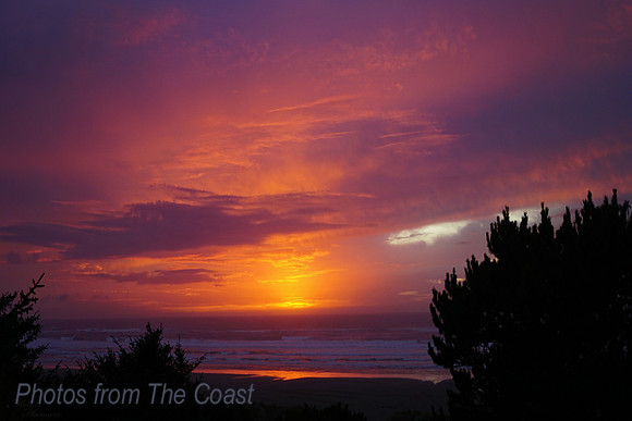 Purple, Pink and Orange