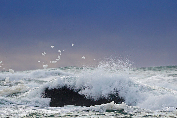 Foam above Ocean Splash