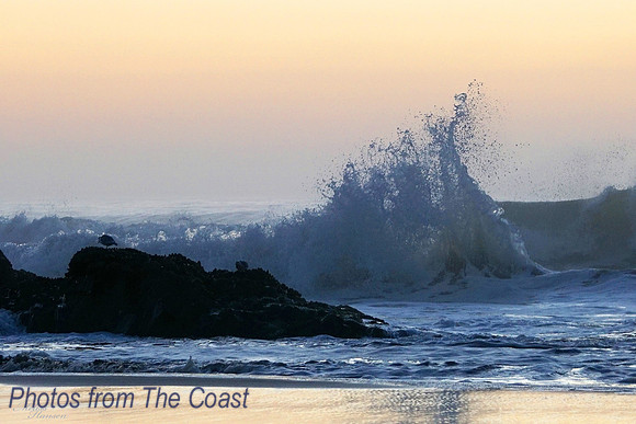 Surf at Sunset