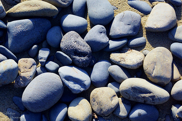 Blue Ocean Rounded Stones