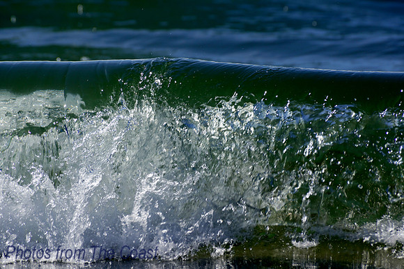 Light On Ocean Wave Just Before Break