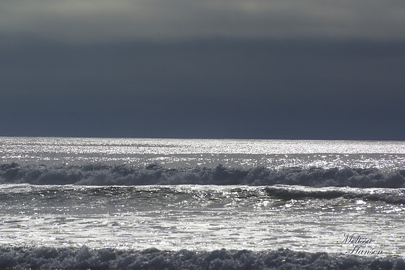 Silver and Blue Grey ocean