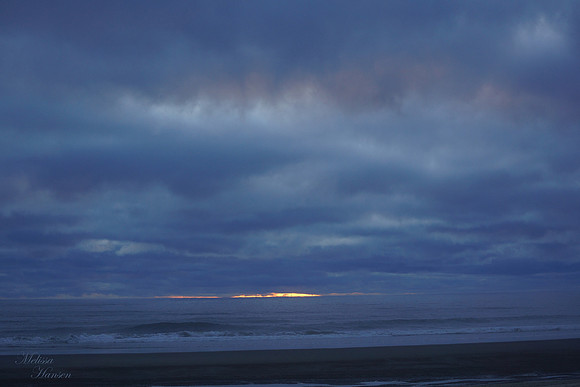 Sunset during a Storm