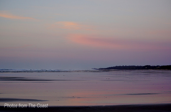 Pink Winter Sunset