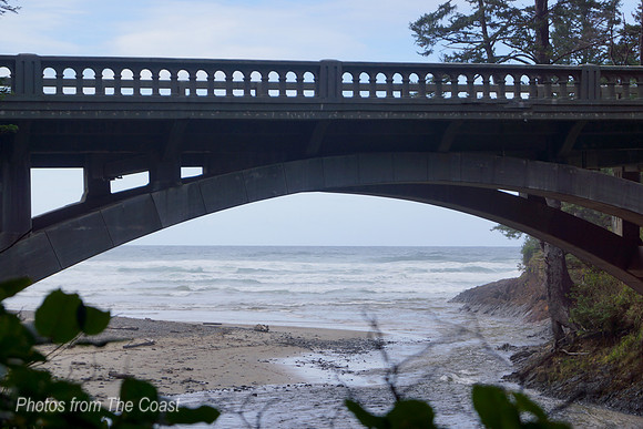 Bridge with Ocean Beyond