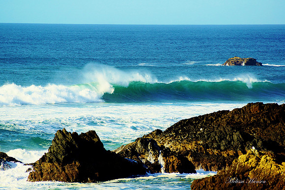 Bright Blue and Turquoise Ocean